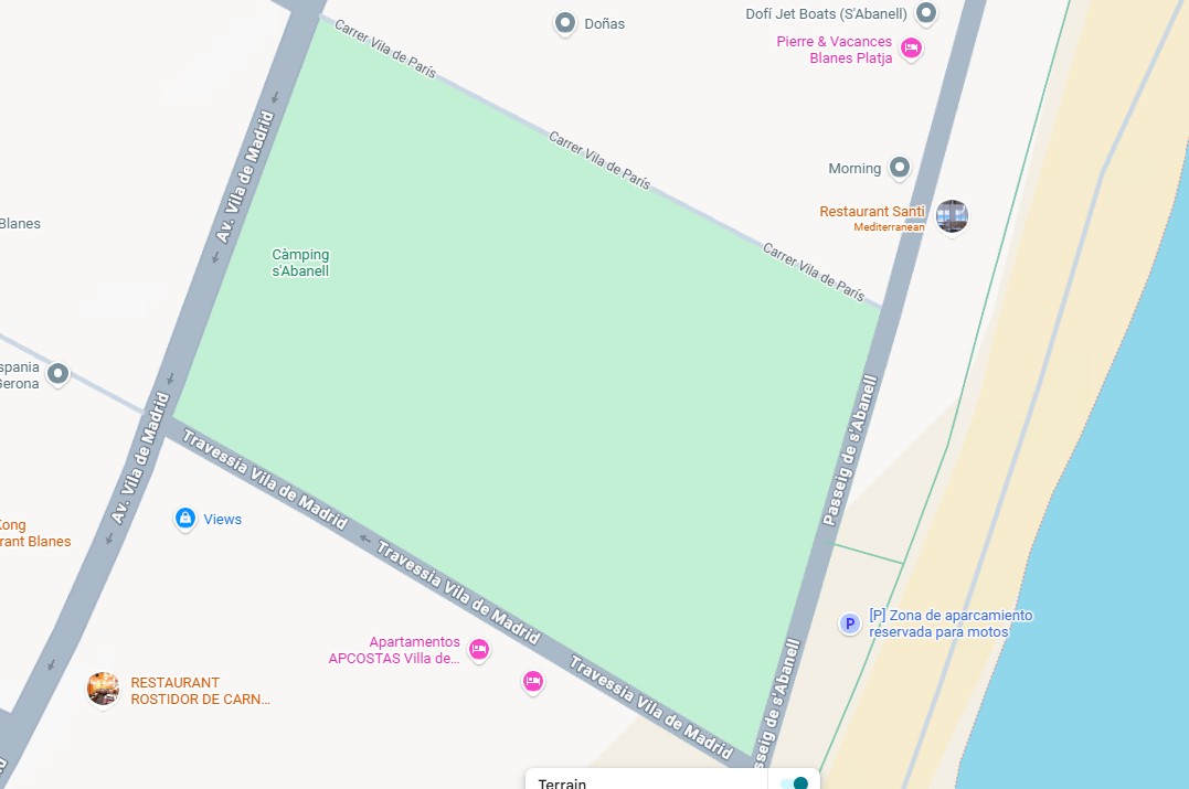 Plattegrond camping
